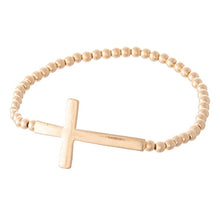 Load image into Gallery viewer, Jelisa Cross Stretch Bracelet