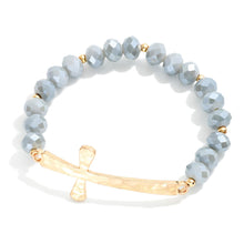 Load image into Gallery viewer, Cross Beaded Bracelet