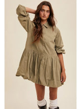 Load image into Gallery viewer, Olivia Bubble Hem Dress