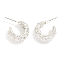 Load image into Gallery viewer, Chunky Twisted Hoops