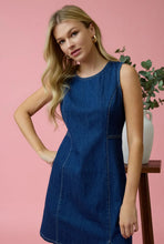 Load image into Gallery viewer, Debbie Denim Mini Dress