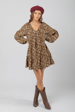 Load image into Gallery viewer, Clara Balloon Sleeve Floral Dress