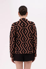 Load image into Gallery viewer, Geo Turtleneck Knit Sweater