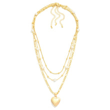 Load image into Gallery viewer, Pearly Locket Necklace