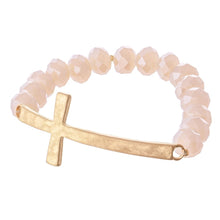 Load image into Gallery viewer, Cross Beaded Bracelet