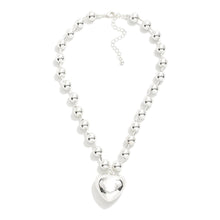 Load image into Gallery viewer, Tammy Beaded Heart Necklace