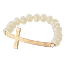 Load image into Gallery viewer, Cross Beaded Bracelet