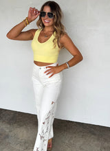 Load image into Gallery viewer, Floral Charm Wide Leg Jean
