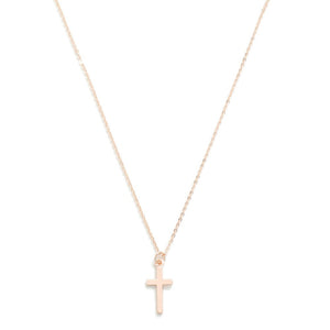 Tina Dainty Cross Necklace