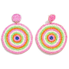 Load image into Gallery viewer, Disco Seed Bead Earrings
