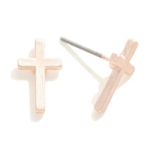 Cross Stud Earrings