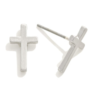 Cross Stud Earrings