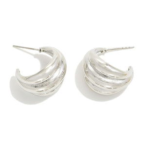 Pamela Silver Hoops