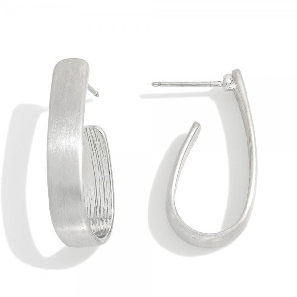 Teardrop Hoop Earrings