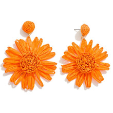 Load image into Gallery viewer, Colored Flower Earrings
