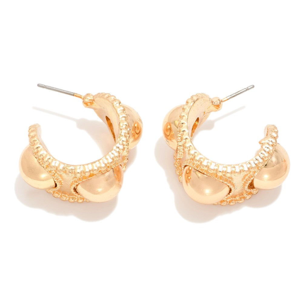 Dome Chunky Earrings