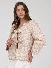Load image into Gallery viewer, Payton Floral Tie Jacket
