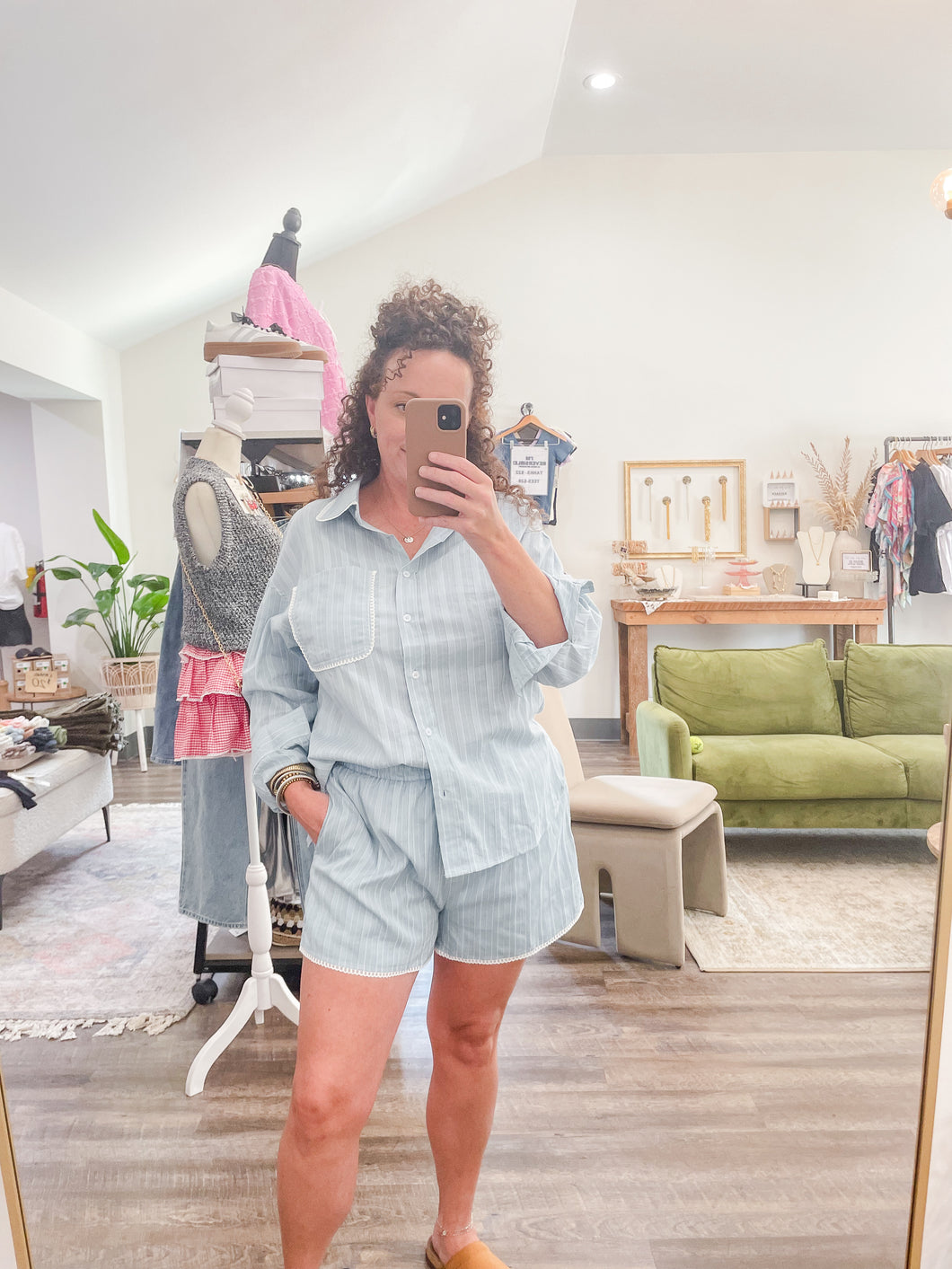 Mergie Striped Set