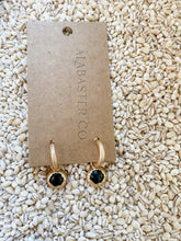 Load image into Gallery viewer, Darla Dome Stone Dangle Earrings
