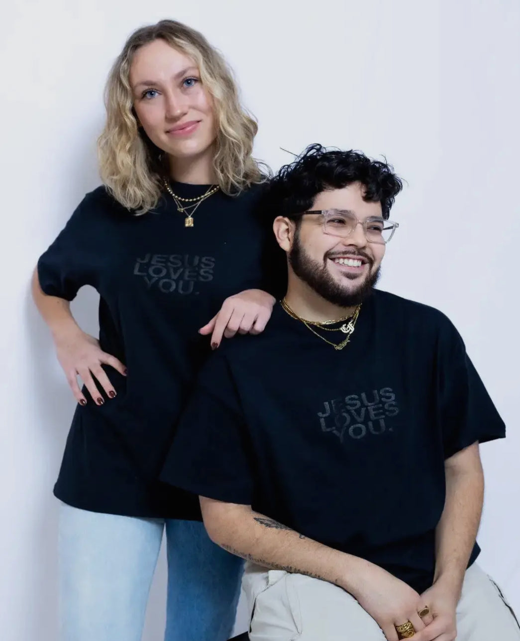 JLY Black on Black Tee