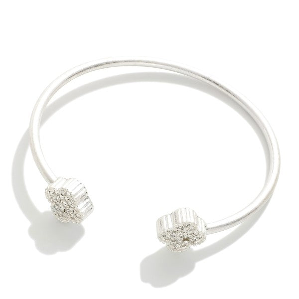 Glory Clover Cuff Bracelet