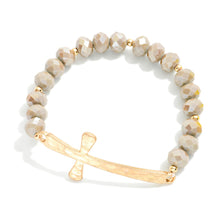 Load image into Gallery viewer, Cross Beaded Bracelet
