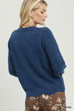 Load image into Gallery viewer, Dommy Scalloped Sweater
