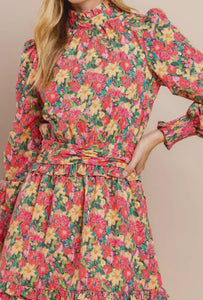 Love Always Floral Mini Dress