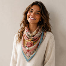 Load image into Gallery viewer, Love Silky Mahjong Bandana Scarf
