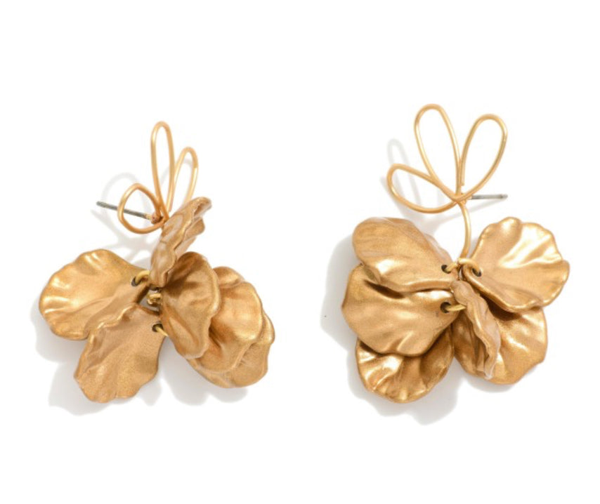 Flower Petal Earrings