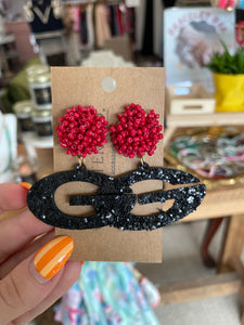 Power G PomPom Beaded Earring
