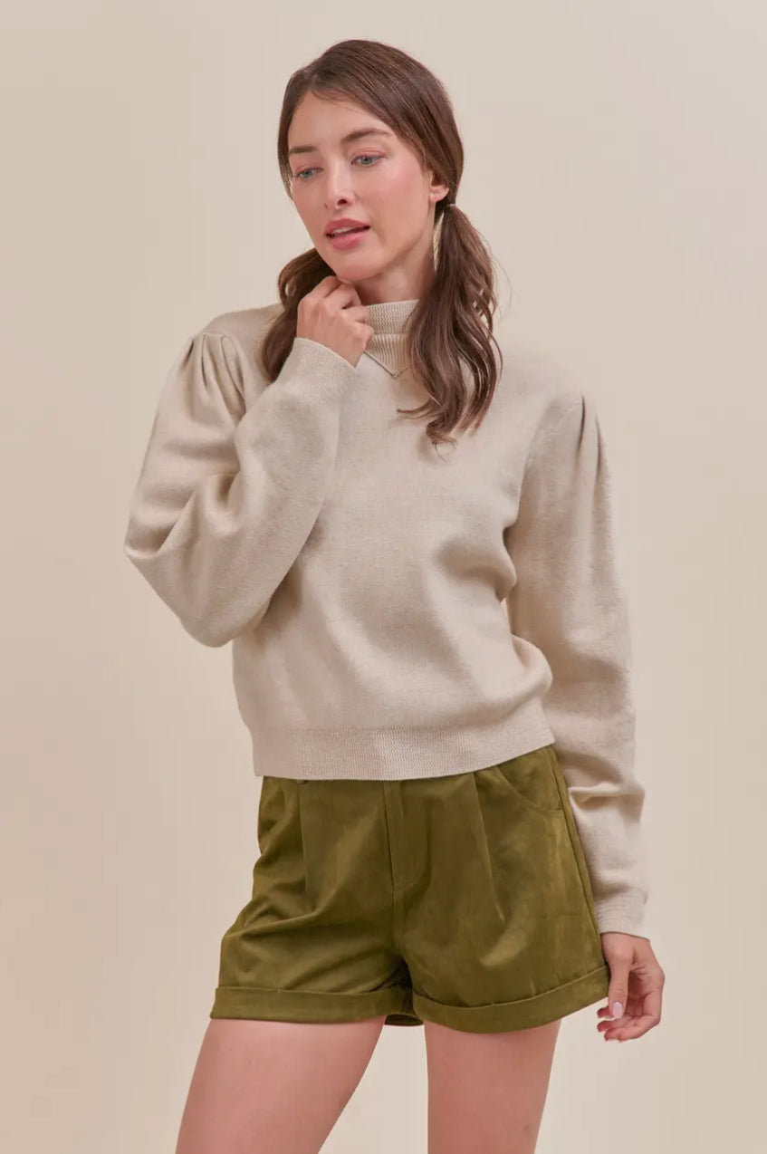 Penelope Mock Neck Sweater