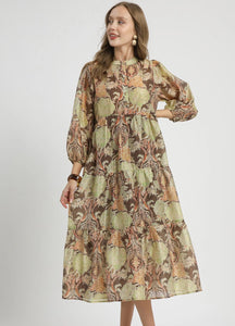 Lori Floral Midi Dress
