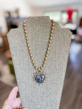 Load image into Gallery viewer, Bulldog Coin Necklace
