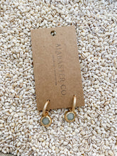 Load image into Gallery viewer, Darla Dome Stone Dangle Earrings
