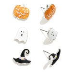 Spooky Assorted Halloween Stud Earrings