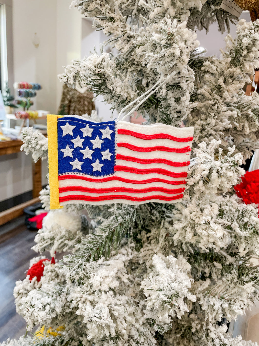 American Flag Ornament