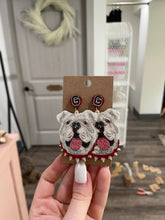 Load image into Gallery viewer, Glitter Bulldog Face Earrings
