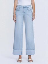 Load image into Gallery viewer, High Rise Cuffed Baggy Jean
