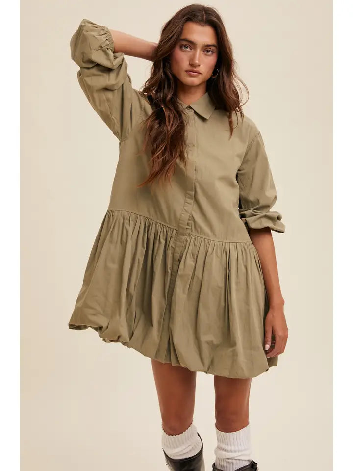 Olivia Bubble Hem Dress