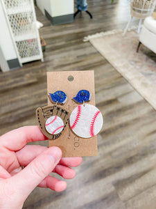 Glove & Ball Earrings