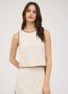 Connie Contrast Crop Top