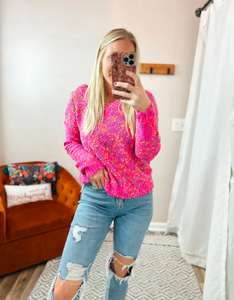 Confetti Pink Sweater