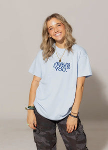 JLY Blue on Blue Tee