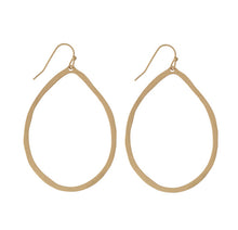 Load image into Gallery viewer, Hammered Teardrop Earring
