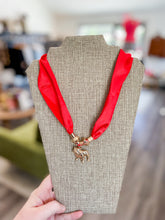 Load image into Gallery viewer, Bulldog Pendant Scarf Necklace
