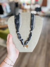 Load image into Gallery viewer, Scarlett Scarf Charm Necklace
