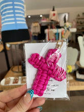 Load image into Gallery viewer, Paracord Cross Keychain
