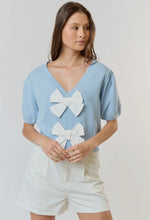 Load image into Gallery viewer, Caryss Bow Sweater Top
