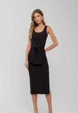 Load image into Gallery viewer, Willie Front Tie Tank Midi Dress
